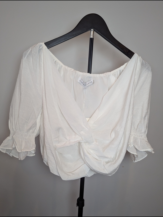 Endless Rose Tops - Endless Rose Women Size S Twist Front Blouse Balloon Whimsical Cottagecore